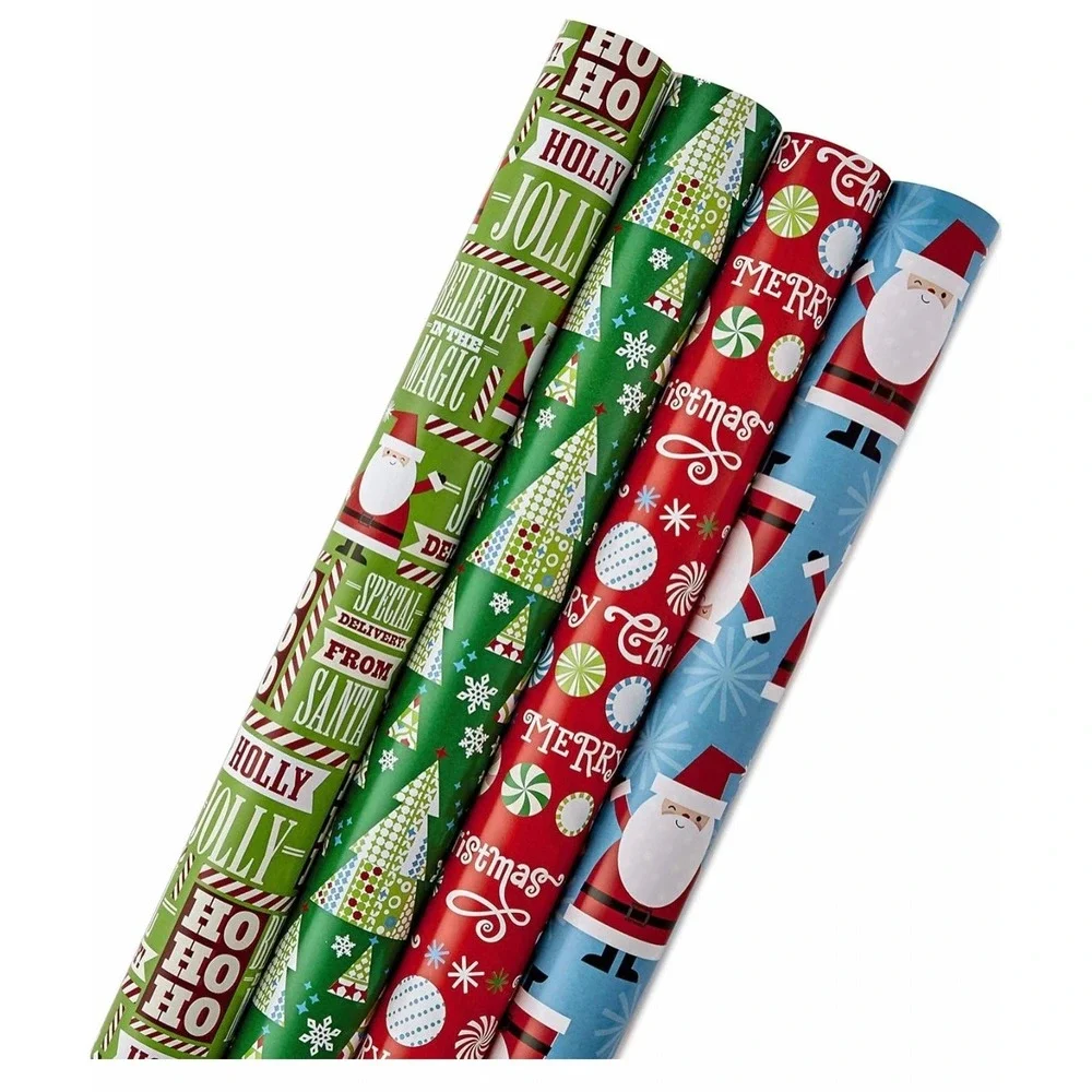 Hallmark Christmas Gift Wrap 2-Sided